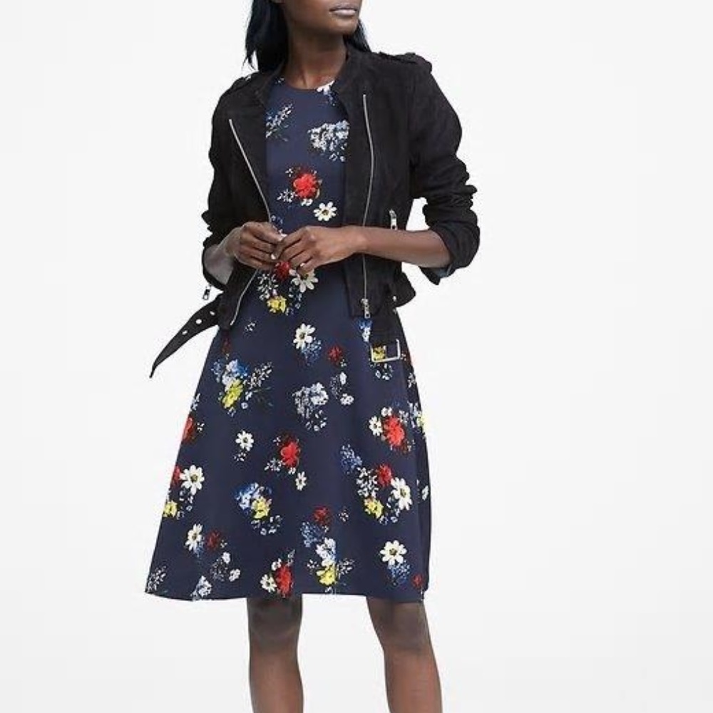 New Banana Republic Petite Floral Dress